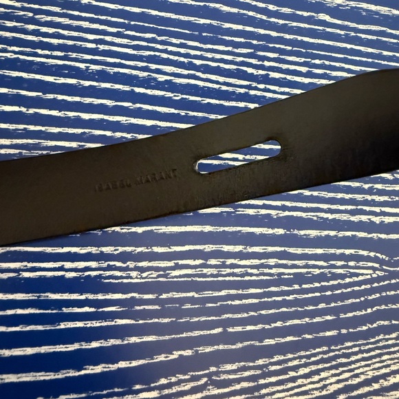 Isabel Marant Off White and Black Belt